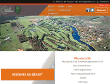 Tablet Screenshot of golflotbiniere.com